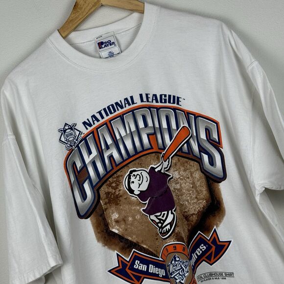 Vintage 1998 San Diego Padres National League Champions T Shirt Pro Player XXL - Picture 1 of 6